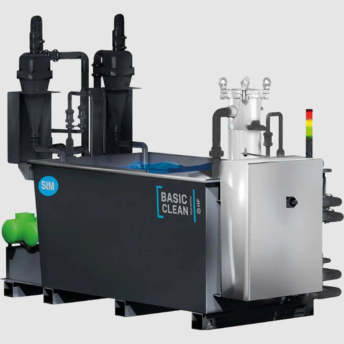 Sciacquatrice dell'abrasivo - BasicClean - STM Waterjet Group - per acqua di processo / PLC / automatica