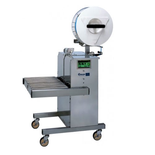 Reggiatrice per l'industria agroalimentare - M PAC YM - Cyklop - semiautomatica / per pacchetti / mobile