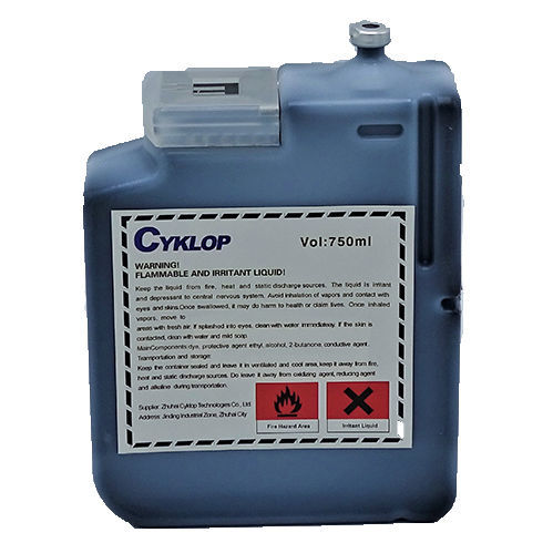 Inchiostro per stampa a getto d'inchiostro - Cyklop - per etichette con codice a barre / per macchina di marcatura e codifica