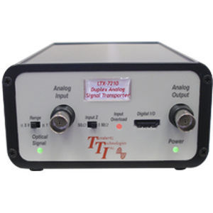 Ricetrasmettitore per fibra ottica - LTX-7215 series - Scitec Instruments - 16 canali / bidirezionale / analogico
