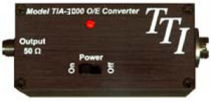 Convertitore ottico-elettrico - TIA-3000 - Scitec Instruments - in fibra ottica / rapido