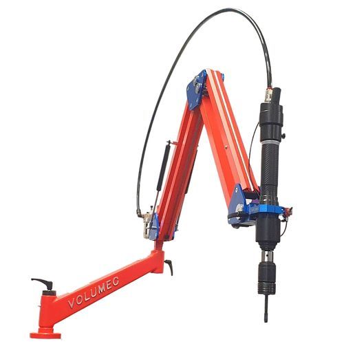 Macchina di maschiatura con braccio articolato - VT512 - VOLUMEC® & EASYARM - pneumatica / compatta / con tavolo mobile