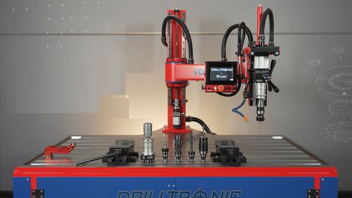 Trapano radiale - DRILLTRONIC DTM EVO2 VAPS - VOLUMEC® & EASYARM - elettrico / con braccio articolato