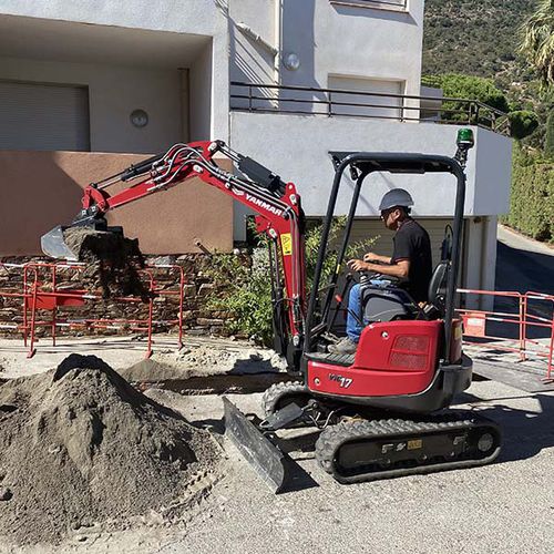 Miniescavatore - ViO17 - YANMAR COMPACT EQUIPMENT EMEA S.A.S. - cingolato / Tier 2 / per cantiere di costruzione