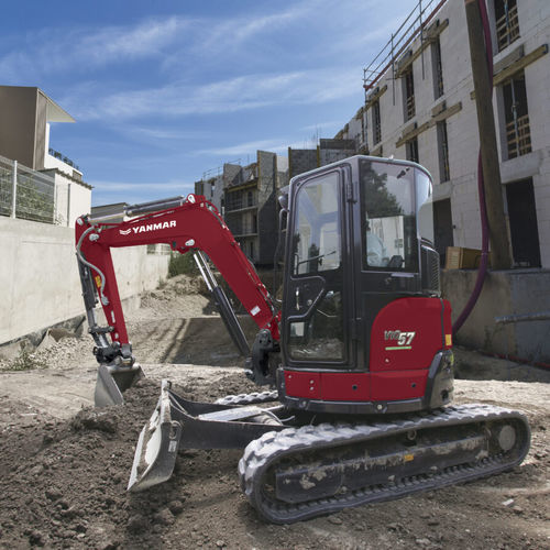 Miniescavatore - ViO57-6B - YANMAR COMPACT EQUIPMENT EMEA S.A.S. - cingolato / diesel / per cantiere di costruzione