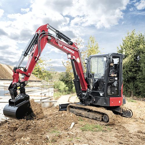 Miniescavatore - ViO38-7 - YANMAR COMPACT EQUIPMENT EMEA S.A.S. - cingolato / diesel / compatto