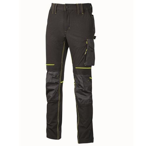 Pantaloni da lavoro - ATOM - U Group Srl - in tessuto / nero / con tasca porta filtro