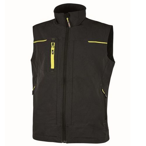 Gilet da lavoro - SATURN - U Group Srl - in tessuto / nero / L