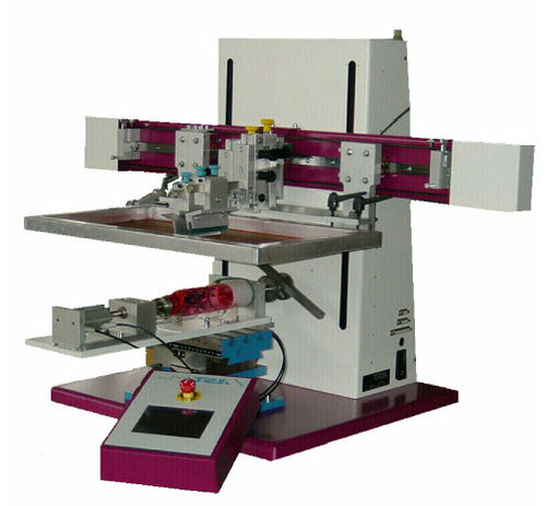 Macchina serigrafica automatica - SP-400 - ST Drucksysteme - monocromatica / per prodotto cilindrico / in piano