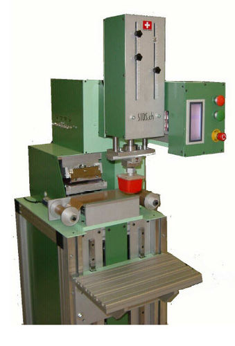 Macchina tampografica a calamaio aperto - TP-150 - ST Drucksysteme - elettropneumatica