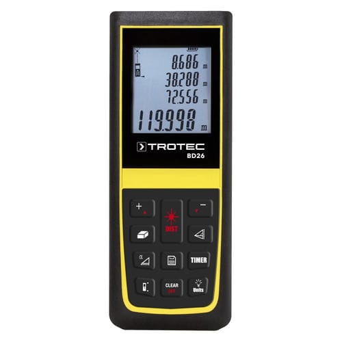 Telemetro laser - BD26 - Trotec GmbH - portatile / con calcolo automatico del volume
