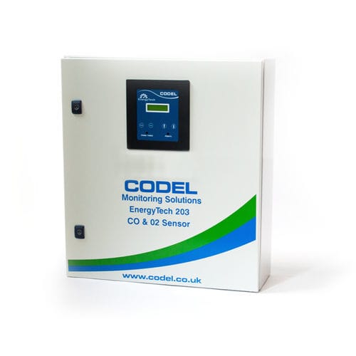 Analizzatore di monossido di carbonio - EnergyTech 203 - Codel International - di gas di combustione / di ossigeno / di monitoraggio