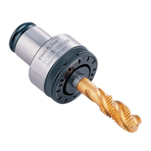 Portautensile ISO - 529 series - CHUMPOWER MACHINERY CORP - a pinza / di maschiatura / con cambio rapido