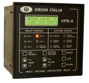 Relè di protezione di sovratensione - VPR-A - Orion Italia - di sottotensione / di sequenza di fasi / di assenza di fase