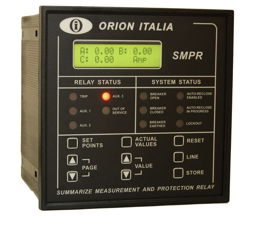 Relè di protezione di tensione - SMPR-1 ETH - Orion Italia - di corrente / di frequenza / di fattore di potenza