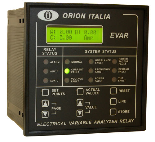 Relè di sorveglianza di tensione - EVAR ETH - Orion Italia - di corrente / di sequenza di fase / di fattore di potenza