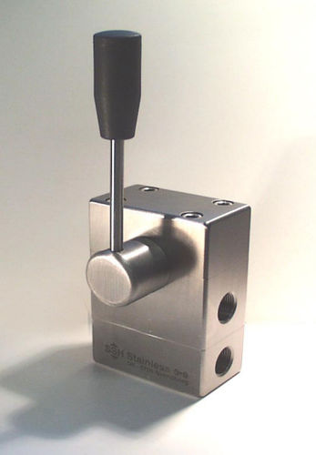 Distributore idraulico a 2/2 vie - NRV 2/2 - SSH Stainless - a globo / a leva / compatto