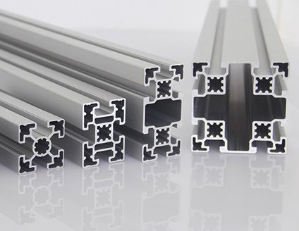 Profilo in alluminio - PG45 - Modular Assembly Technology - con scanalature / per trasportatore