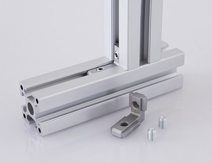 Squadra di fissaggio per profilati in alluminio - 3.41 series - Modular Assembly Technology - interna