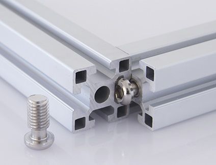 Vite di assemblaggio - 3.81 series - Modular Assembly Technology - per profilati in alluminio / a testa bombata / con foro esagonale