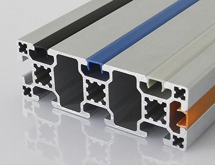 Profilato per ricopertura con scanalature - 4.21 series - Modular Assembly Technology