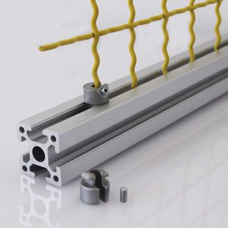 Blocco di montaggio di pannelli per profilati - 6.41.08.01 / 6.41.10.04.01 - Modular Assembly Technology