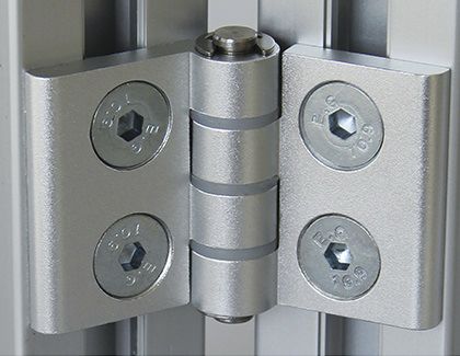 Cerniera a libro - 7.22 series - Modular Assembly Technology - in alluminio / avvitabile / 180°