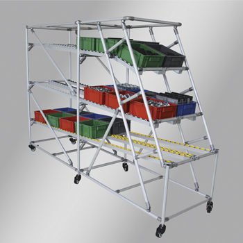 Profilo in alluminio - TFS.D28 series - Modular Assembly Technology - tubolare / per contenitore di stoccaggio / per dispensa a scomparsa