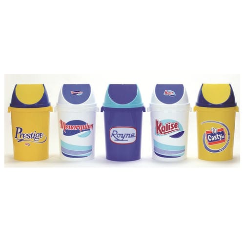 Contenitore per rifiuti in plastica - 9224 - Plasticos Santo António - per carta / per rifiuti organici / con coperchio