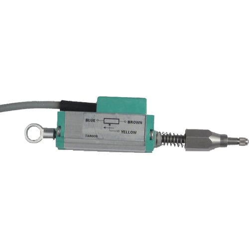 Trasduttore di spostamento lineare - PY2-F-025 - Capetti Elettronica - con potenziometro a molla / in acciaio inossidabile