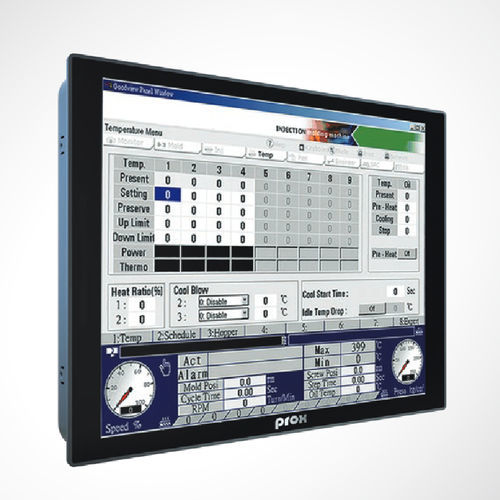 Panel PC TFT LCD - SP-6565 - Protech Systems - con touchs creen capacitivo PCAP / con touch screen resistivo a 5 fili / 15"