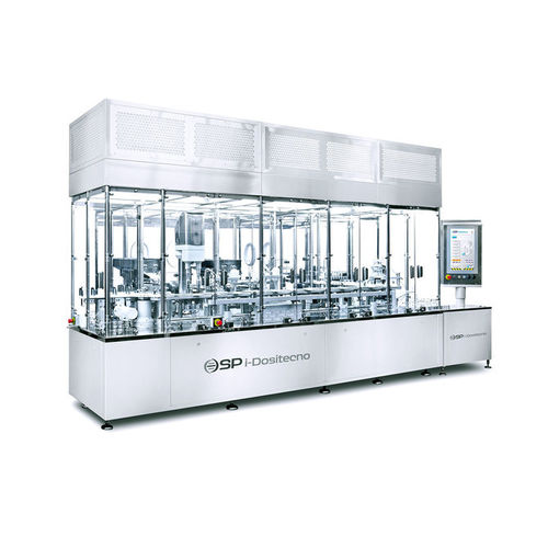 Riempitrice chiuditrice automatica - i-Dositecno Ophtha-Line&trade; - SP Scientific Products - per prodotti farmaceutici / lineare / industriale