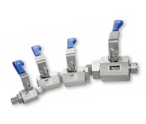 Valvola a sfera - Hi-Pro series - Parker Hannifin France SAS - con volante / a leva / bloccante