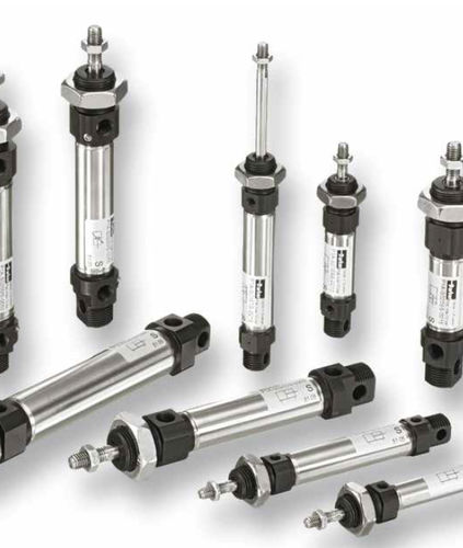 Cilindro pneumatico - P1A - Parker Hannifin France SAS - con asta attraversante / a pistone magnetico / a doppio effetto