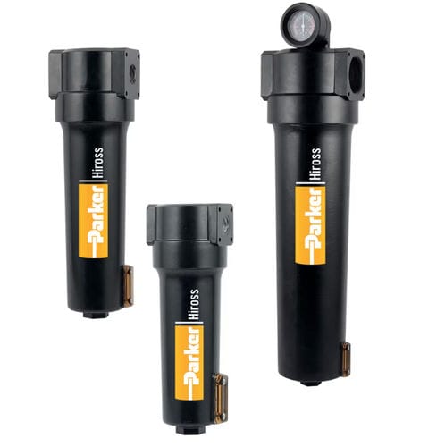 Filtro antiparticolato - HFN series - Parker Hannifin France SAS - per aria compressa / a cartuccia / in alluminio