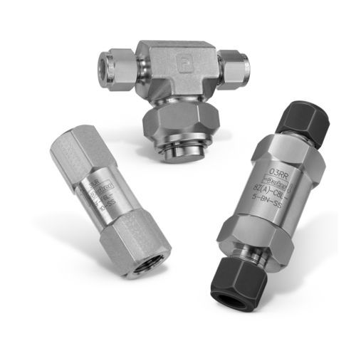 Valvola di ritegno a fungo - CO Series - Parker Hannifin France SAS - filettata / per controllo di flusso / in acciaio inossidabile