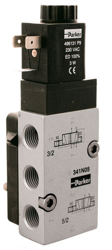 Distributore pneumatico azionato tramite solenoide - Nx3, Nx5 series - Parker Hannifin France SAS - a 5/2 vie / per alta portata