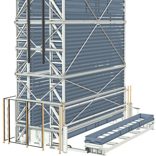 Magazzino di stoccaggio automatico verticale - ASRS - Kardex - per lamiera / di pallets / per oggetti lunghi