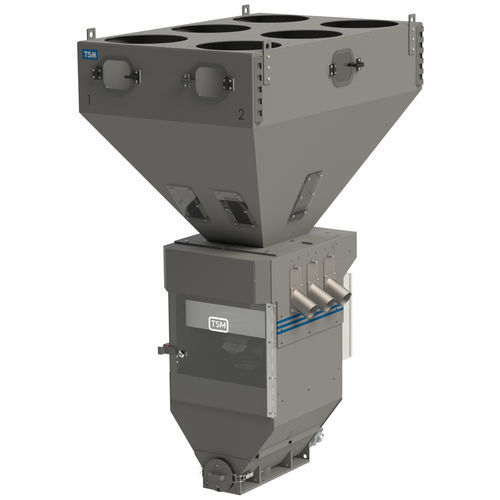 Miscelatore-dosatore gravimetrico - OPTIMIX-1000 - TSM Control Systems - di resine / di granulato / per granulati plastici