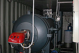 Generatore di vapore orizzontale - HEPHΑESTUS BOILER MAKERS & ENGINEERING - mobile