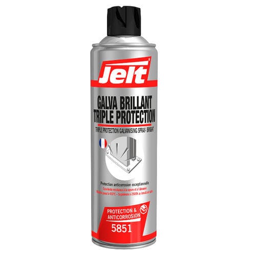 Spray di protezione anti-corrosione - GALVA BRILLANT TRIPLE PROTECTION - ITW Spraytec - galvanizzante a freddo / per metallo / a solvente