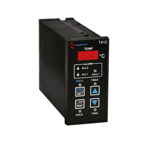Regolatore di temperatura digitale - T412 - TECSYSTEM srl - programmabile / ad uso industriale