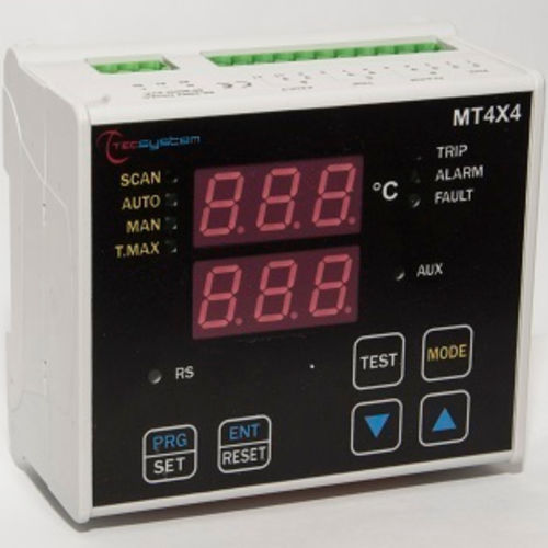 Unità di controllo di temperatura - MT4X4 D - TECSYSTEM srl - compatta / digitale / su guida DIN