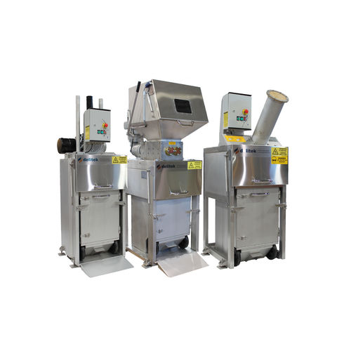 Sistema di movimentazione per rifiuti - DT-200 series  - Delitek AS - automatico / verticale / di materiale secco