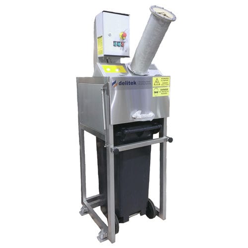 Trituratore compattatore per vetro - DT-190LCG - Delitek AS - per bottiglie / a sfere / verticale