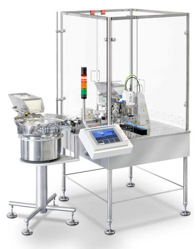 Riempitrice chiuditrice per prodotti farmaceutici - 3 600 p/h | SX-180-MT - DARA Pharmaceutical Packaging - per liquidi / per bottiglie