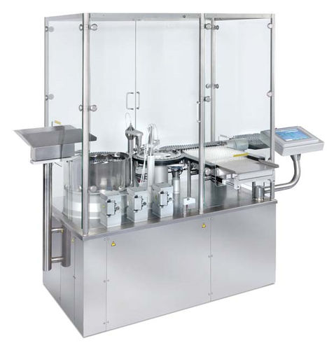 Riempitrice chiuditrice per prodotti farmaceutici - SYX-E-Lyo - DARA Pharmaceutical Packaging - per liquidi / per bottiglie