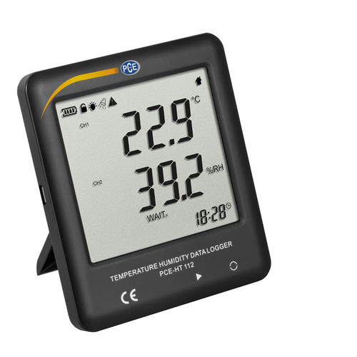 Registratore di dati di temperatura e umidità - PCE-HT 112 - PCE Deutschland GmbH - USB / con display grafico LCD / per controllo