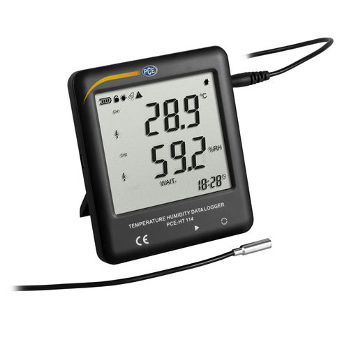 Registratore di dati di temperatura e umidità - PCE-HT 114 - PCE Deutschland GmbH - con display LCD / per frigorifero / compatto