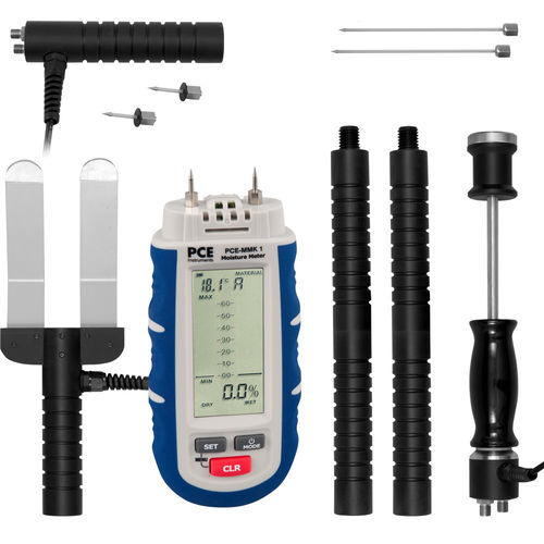 Misuratore di umidità multifunzione - PCE-MMK 1 - PCE Deutschland GmbH - per materiali da costruzione / per materiali solidi / a resistenza